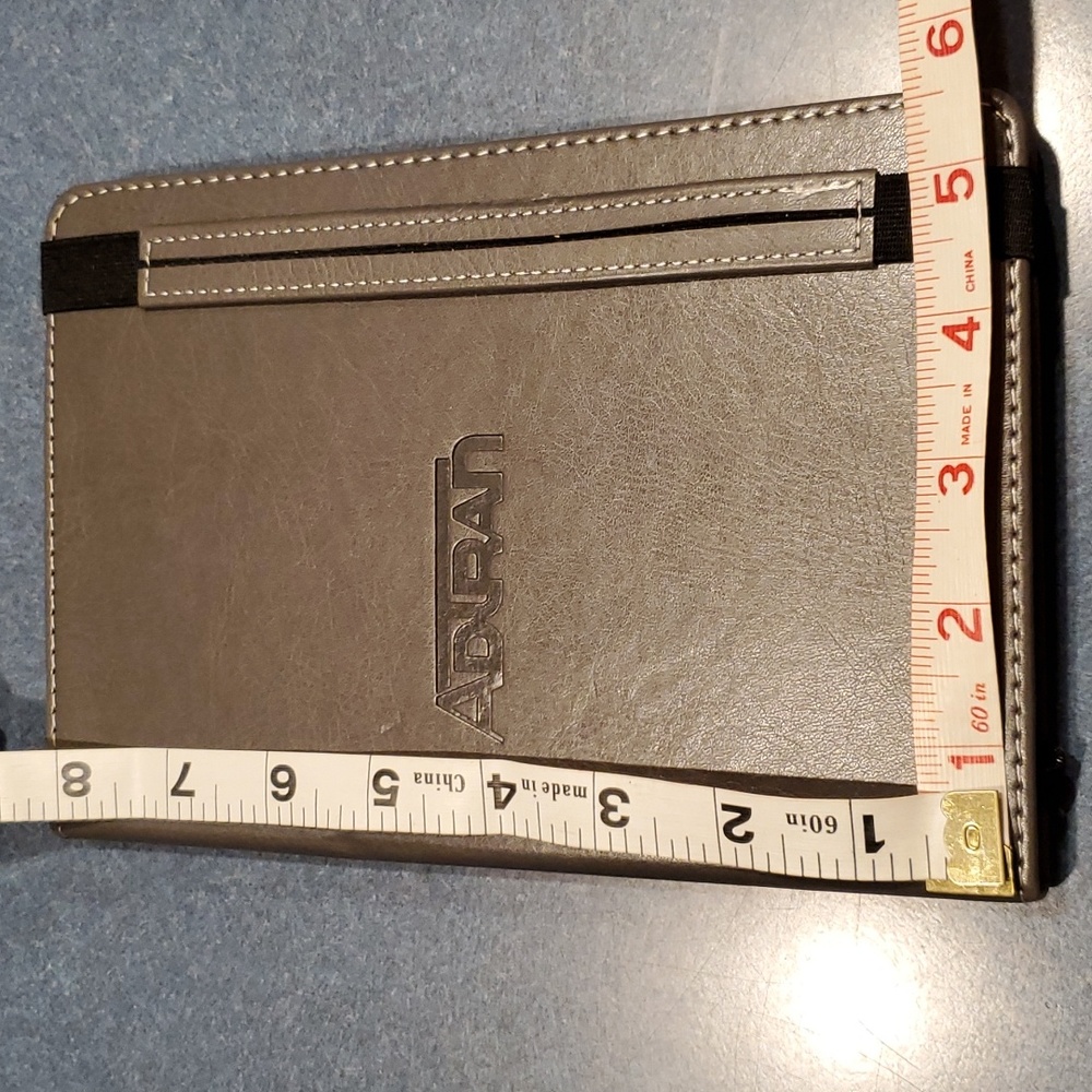 Unused Grey Journal, place keeper ribbon- Like NEW 🖤 8x5.5"